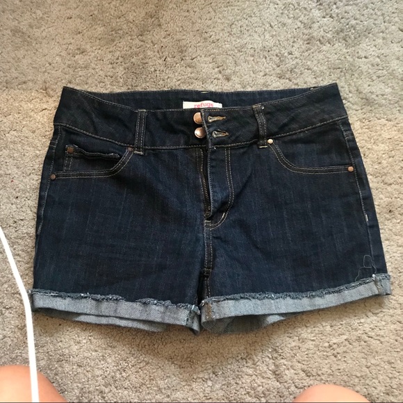 refuge Pants - DARK DENIM JEAN SHORTS 🖤